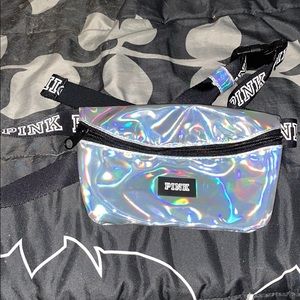 Pink holographic Fanny pack